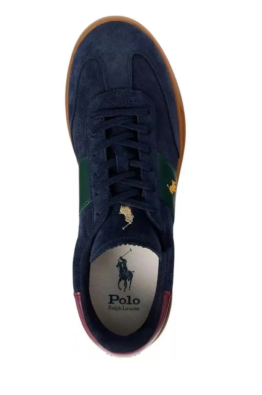 Polo Ralph Lauren Heritage Aera Suede Sneakers men’s 8.5 women’s 10 navy